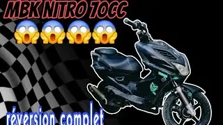 mbk nitro 2013 70cc racing 💯💯