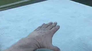 Aluminum Over Gaco Back Porch Roof - 04 Measure Lower Roof Slope ... Zehr Estate Mansion