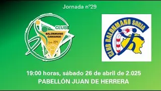 CLUB BALONMANO CAMARGO -  CLUB BALONMANO SORIA (26-04-2025)