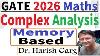 Complex Analysis Questions | GATE 2026 Mathematics | Memory Based Question