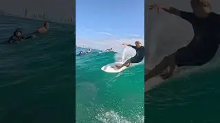 He Runs Me Over ☠️ #shorts #surf #pov #dangerous #goldcoast #waves