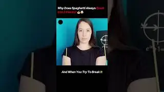 Why Does Spaghetti Always Break Into 3 Pieces? 🍝🤯#factshorts #spaghettifact