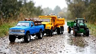 Oddly Satisfying: A Rainy Day of RC Farming in a Tiny World
