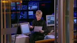 Lizzie Greenwood Hughes in leather trousers
