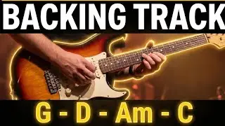 Melodic Rock & Pop Backing Track | G&ndash;D&ndash;Am&ndash;C | Jam, Solo & Practice | Guitar Backing Track