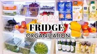 FRIDGE ORGANIZATION 2022 | SPRING FRIDGE CLEANING | FRIDGE ORGANIZATION IDEAS 2022