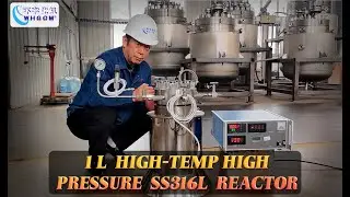 1L High Pressure High Temp SS316L Pyrolysis Reactor made by China pressure vessel manufacturer WHGCM