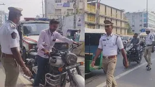 Traffic Awareness Program | RI Rajendra | Vijayawada Police #traffic | Ap Smart News
