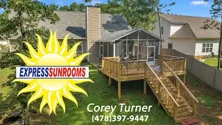 Express Sunrooms of Macon, GA Before & After Call Corey Turner (478) 397-9447