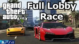 GTA Online Full Lobby Race.   (Very Chaotic)