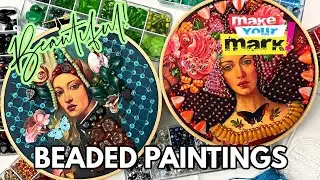 Beaded Paintings with Czech Glass Beads