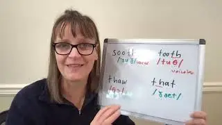 How to Pronounce Soothe, Tooth, Thaw and That (Voiced and Voiceless TH Sounds in American English)