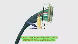 Egy&eacute;ni elektromos heveder egyedi mikro-koaxi&aacute;lis k&aacute;bel I-Pex 3241-150 2576-020 2576-020-00 2576-030