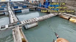 Mancing santai di spot Keramba Bojonegara Banten | Fishing