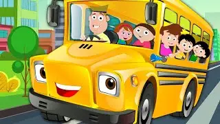 Wheels On The Bus Poem 2026 | New Nursery Rhyme Songs 2026 | Cartoons for Babies | New English Poems
