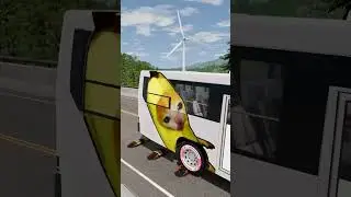 Colorful Cars vs Speed Bumps #115 | BeamNG.drive