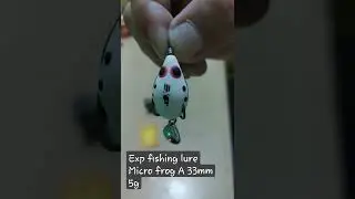 EXP Micro A frog Snakehead Fishing lure 👍 #lure bait #snakeheadbait #shorts