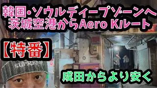 【特番】韓国•ソウル、ディープゾーンへ　マニアックな茨城空港から韓国の軍事空港に夜のソウルの居酒屋🏮ソウル食品