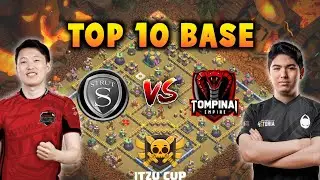 Top 10 TH14 War Base with Link | Strut Esports vs Tompinai Empire & Team XO vs G.S Bases | iTzu Cup