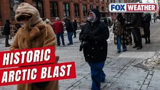 Historic Northeast Arctic Blast: Life-Threatening Wind Chills Grip I-95 Corridor, With Thaw Ahead