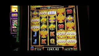 AMAZING RUN ON CASH FORTUNE DELUXE SLOT MACHINE  KANSAS CROSSING CASINO