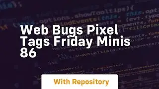 Web bugs pixel tags friday minis 86