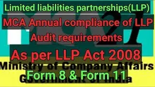 LLP Annual Compliance for a Limited Liability Partnership in ROC