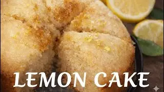 Lemon Cake | Vanilla Sponge Cake Recipe 🍋✨