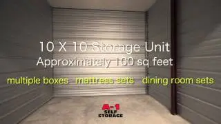 10x10 Storage Unit - A-1 Self Storage