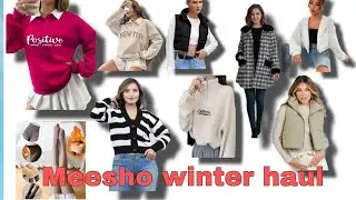 Meesho winter haul 2025 | all under 500 | cozy sweater,sweatshirt,jacket crop hood jacket 🧥 ❄️ 🥶 