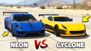 GTA 5 ONLINE - CYCLONE VS NEON (WHICH IS FASTEST?)