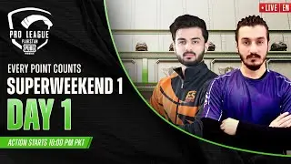 [EN]  2022 PMPL Pakistan Superweekend 1 Day 1 | Spring | Every Point Counts