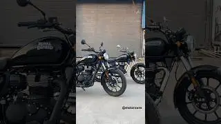 RE Meteor 350 Fireball Black vs Stellar Black🔥#royalenfieldmeteor350 #meteor350 #motorxone