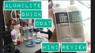 New ALUMILITE Quick Coat Eloxy | Mini Review | Resin Keychain