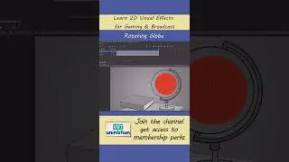 Rotating Globe | Learn 2D Animation #visualeffects in #adobeanimate  #animation #illustrator