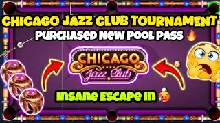 Insane Escape 🙀 In-( CHICAGO JAZZ CLUB )- Purchased New Poolpass 🔥 #8ballpool #gaming #gameplay