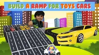 Priam&rsquo;s DIY How to Build a Cardboard Ramp for Toys Cars | Crafts for kids