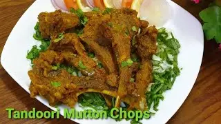 TANDOORI MUTTON CHOPS RECIPE | Mutton chops | CookwithRubeena