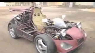 African Man Built A Car Out Of Scraps He Found Laying Around!