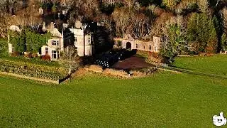 Abandoned Places.  Poltalloch house & St  Columba's. Scotland