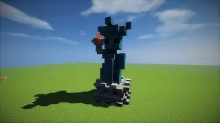 Minecraft Tutorials Ep #9  - Small Statue of Liberty