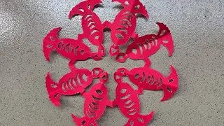 Paper Fish Art | How to make a Paper Fish Snowflakes 