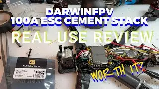 DarwinFPV Cement 100a  ESC/Stack Review W/Amaxinno FL 9