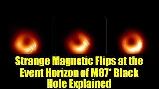 Strange Magnetic Flips at the Event Horizon of M87* Black Hole Explained