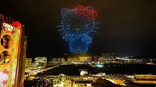 Hello Kitty 50th Anniversary Celebration: Spectacular Drone Show Experience