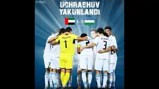 Super g'alaba O'zbekiston U23 UAE U23 5:1 Dunyo lol qoldi.Супер Победа Узбекистан БАА У23