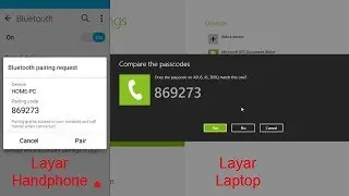 Cara Menyambungkan Bluetooth HP ke Laptop Windows 8 (Pairing Device & Transfer File)