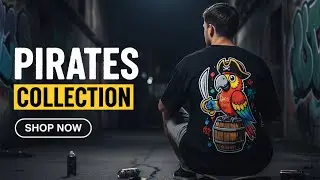 BYCADS Pirate Graphic Tees🌊 | Streetwear Built for Bold Personalities🔥