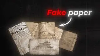 How to make Vintage Paper Assets (After Effects Tutorial)