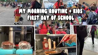 MY MORNING ROUTINE AND KIDS FIRST DAY OF SCHOOL VLOG | PAKISTANI MOM |CANADA EDUCATION SYSTEM | NIDA